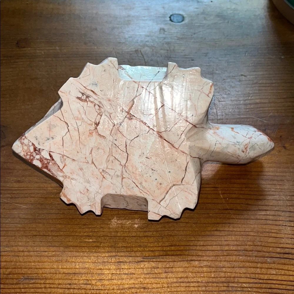 Marble Turtle Decor 6” Length